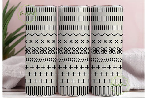 Minimalist Line Art Tumbler Wrap Sublimation PixelChick 