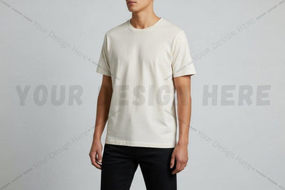 Minimalist white t-shirt Mock Up Photo Regulrcrative 