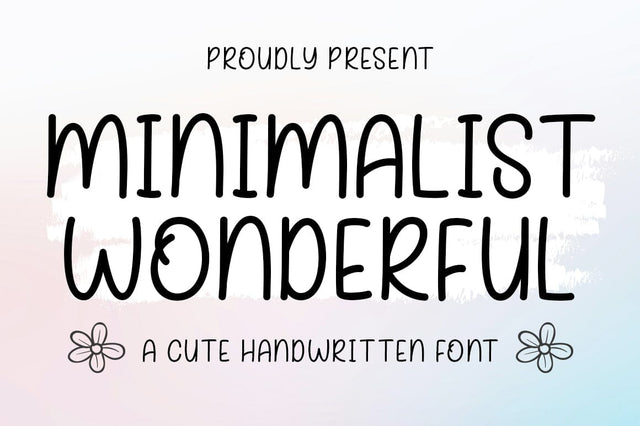 Minimalist Wonderful Font Rotterlab studio 