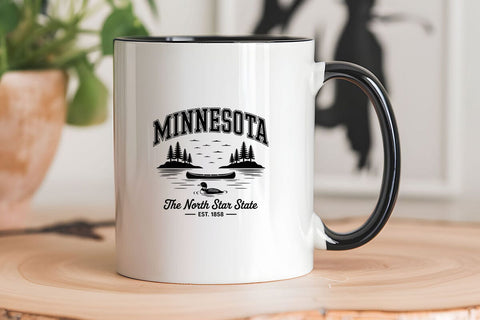 Minnesota The North Star State Est. 1858 SVG Angelina750 