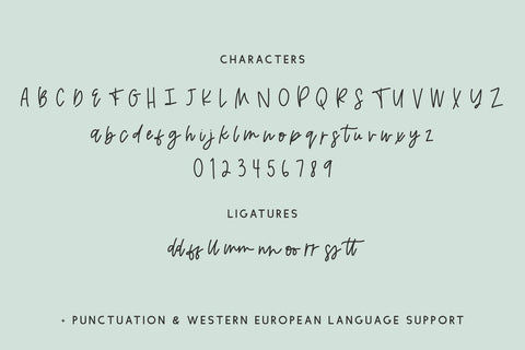 Minnowbrook Script Font Beck McCormick 