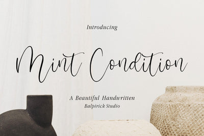 Mint Condition Font Font Balpirick 