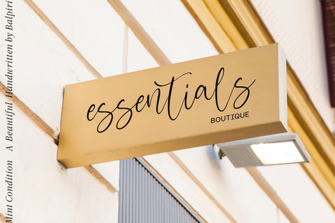 Mint Condition Font Font Balpirick 