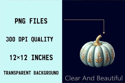 Mint Fresh Green Autumn Clipart Bundle Sublimation SVGArt 