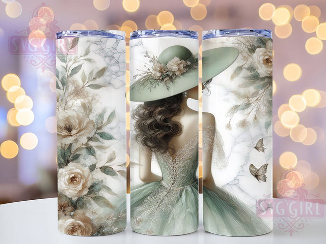 Mint Green Quinceañera Tumbler, Quinceañera Cup Design, 20oz Sublimation Wrap, Quinceañera Tumbler, Green Birthday Tumbler, Custom Quinceañera Wrap, Fiesta Tumbler PNG Sublimation SvggirlplusArt 