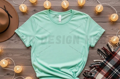 Mint green t-shirt mockup design Mock Up Photo Designangry 