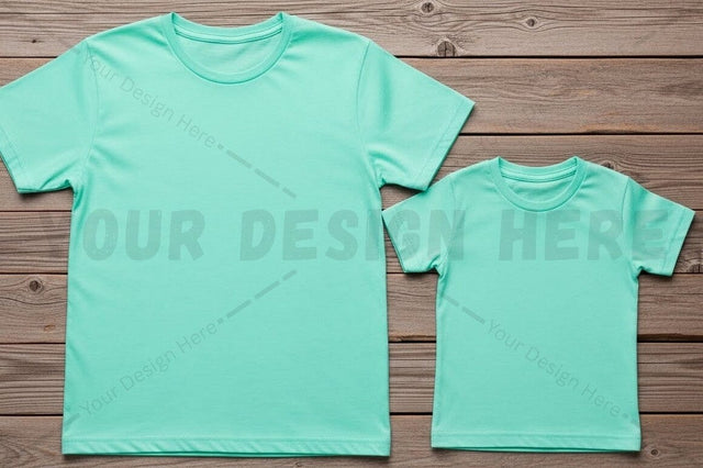 Mint green t-shirt mockup design Mock Up Photo Regulrcrative 