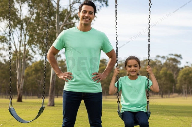 Mint green t-shirt mockup design Mock Up Photo Regulrcrative 