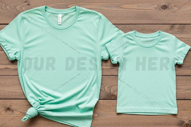 Mint green t-shirt mockup design Mock Up Photo Regulrcrative 