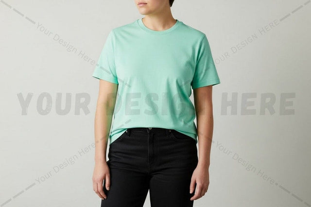 Mint green t-shirt mockup design Mock Up Photo Regulrcrative 