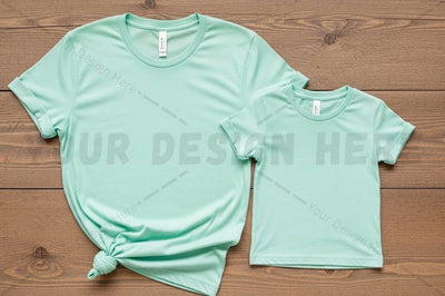 Mint green t-shirt mockup design Mock Up Photo Regulrcrative 