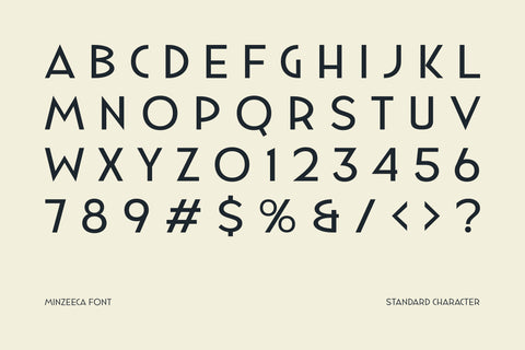 Minzeeca Font ahweproject 