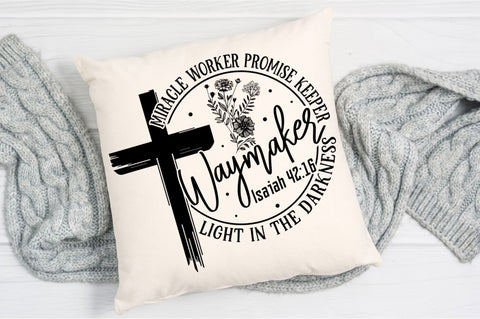 Miracle worker promise SVG, Christian Floral SVG, Retro Christian SVG, Bible Verse SVG, Flower Jesus SVG Design SVG Regulrcrative 
