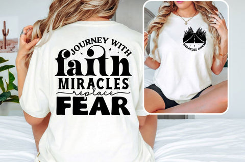 Miracles ahead Front and Back SVG T shirt Design SVG Designangry 