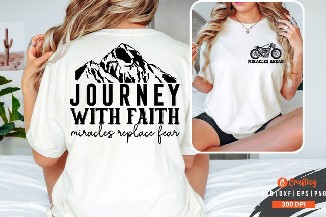 Miracles ahead Front and Back SVG T shirt Design SVG Designangry 