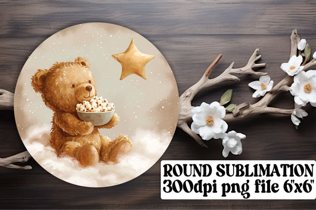 Mischievous Teddy Keychain Delights Sublimation afrosvg 