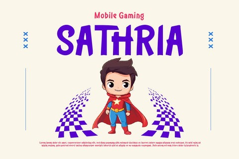 Misena - Playful Display Font Font twinletter 