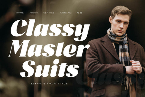 Misflen Radio - Modern Bold Serif Font Font Letterena Studios 