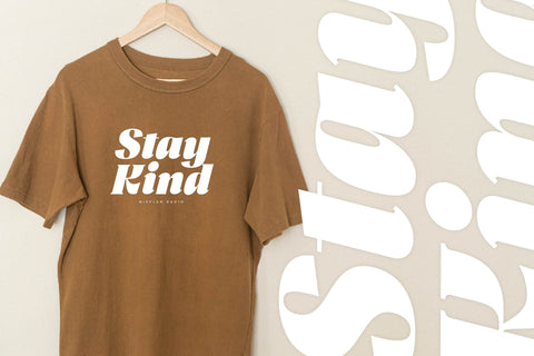 Misflen Radio - Modern Bold Serif Font Font Letterena Studios 