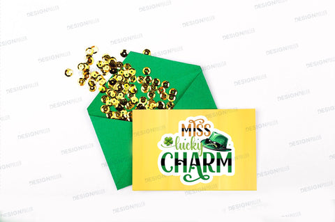 Miss lucky charm Sticker Design Sublimation Regulrcrative 