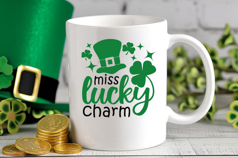 Miss Lucky Charm Svg | Little Miss St Patricks Day Svg SVG TonisArtStudio 
