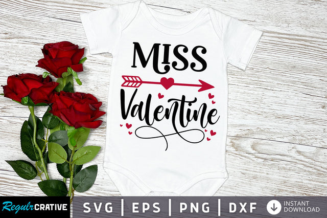 Miss Valentine svg Design SVG Regulrcrative 