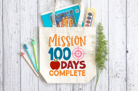 Mission 100 days complete SVG Design SVG Regulrcrative 