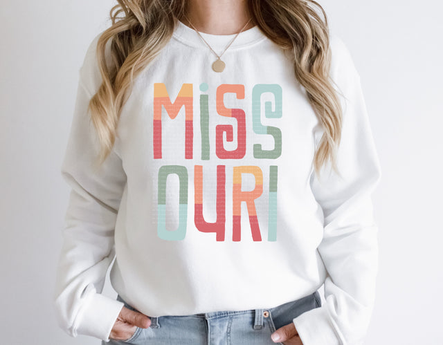 Missouri Retro Typography PNG | Vintage State Name Design | Sublimation Digital Download Sublimation Print Perfect Design Shop 