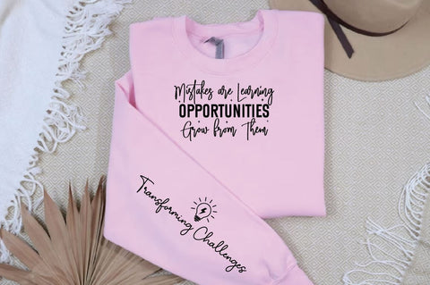 Mistakes are Learning Opportunities Grow from Them Sleeve SVG Design SVG Designangry 