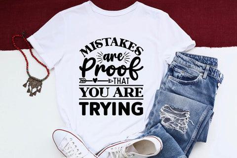 mistakes are proof that you are trying SVG Angelina750 