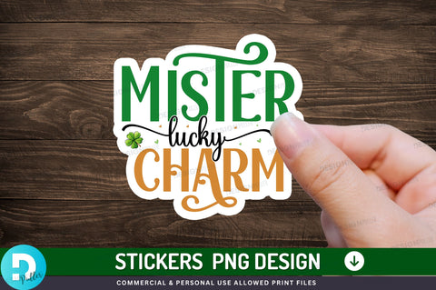 Mister lucky charm Sticker Design Sublimation Regulrcrative 