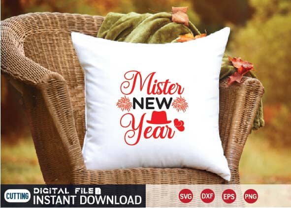 mister new year svg SVG designer krishna 
