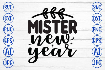 Mister New Year SVG Syaman 