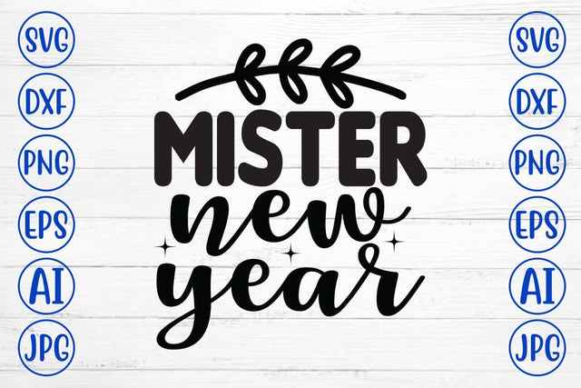 Mister New Year SVG Syaman 