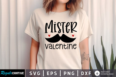 Mister valentine SVG design SVG Regulrcrative 