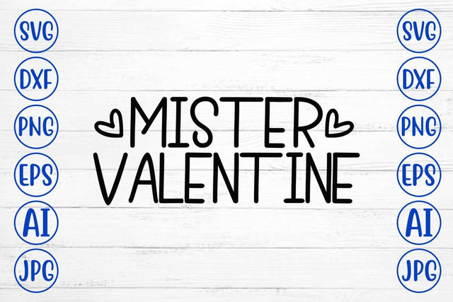 Mister Valentine SVG Design SVG Syaman 