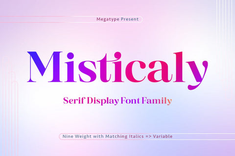 Misticaly | SALE 60% OFF Font Megatype 