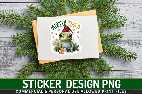 Mistle toad Sticker Design Sublimation Regulrcrative 