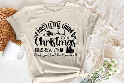 Mistletoe farm christmas trees 4526 santa claus lane open thru december 24 SVG Angelina750 