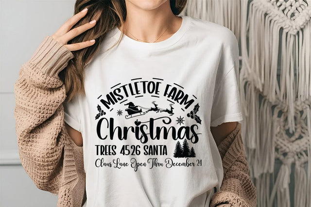 Mistletoe farm christmas trees 4526 santa claus lane open thru december 24 SVG Angelina750 
