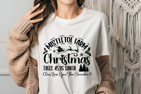 Mistletoe farm christmas trees 4526 santa claus lane open thru december 24 SVG Angelina750 