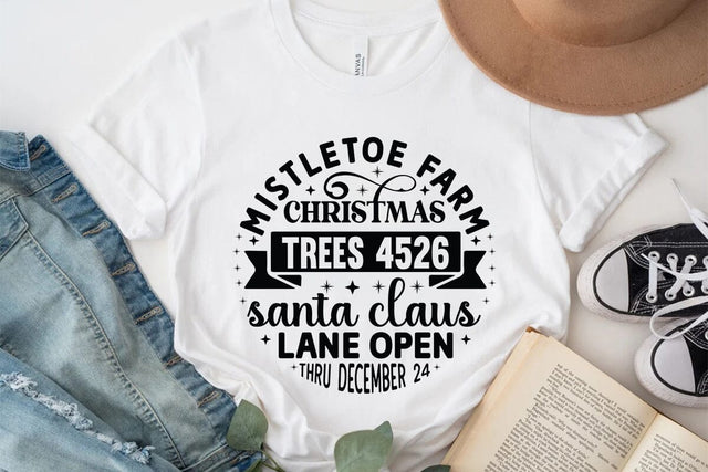 Mistletoe farm christmas trees 4526 santa claus lane open thru december 24 SVG Angelina750 