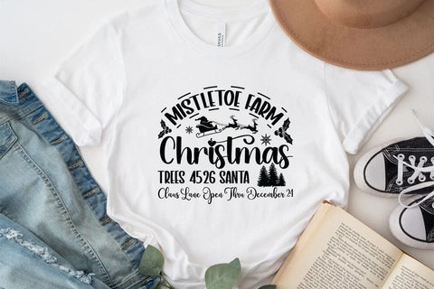 Mistletoe farm christmas trees 4526 santa claus lane open thru december 24 SVG Angelina750 
