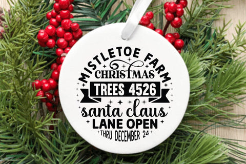 Mistletoe farm christmas trees 4526 santa claus lane open thru december 24 SVG Angelina750 