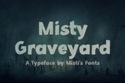 Misty Graveyard Font Misti's Fonts 