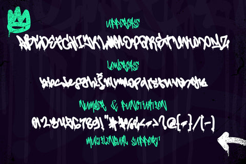 Misty Lines - A dripping Monoline Graffiti Font Font Mozzatype 