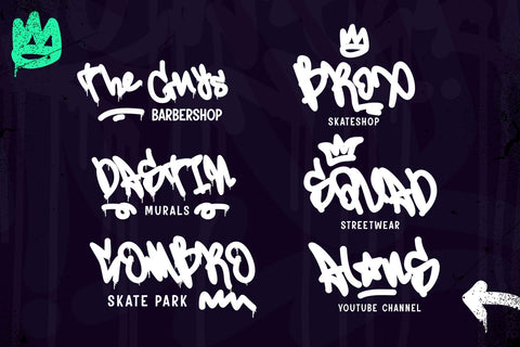 Misty Lines - A dripping Monoline Graffiti Font Font Mozzatype 