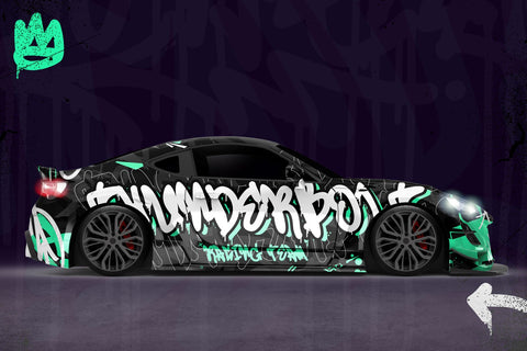 Misty Lines - A dripping Monoline Graffiti Font Font Mozzatype 