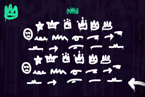 Misty Lines - A dripping Monoline Graffiti Font Font Mozzatype 