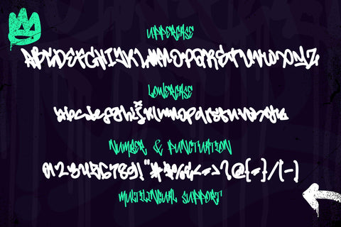 Misty Lines - A dripping Monoline Graffiti Font Font Mozzatype 